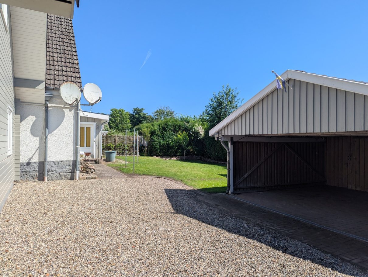 Blick in den hinteren Garten